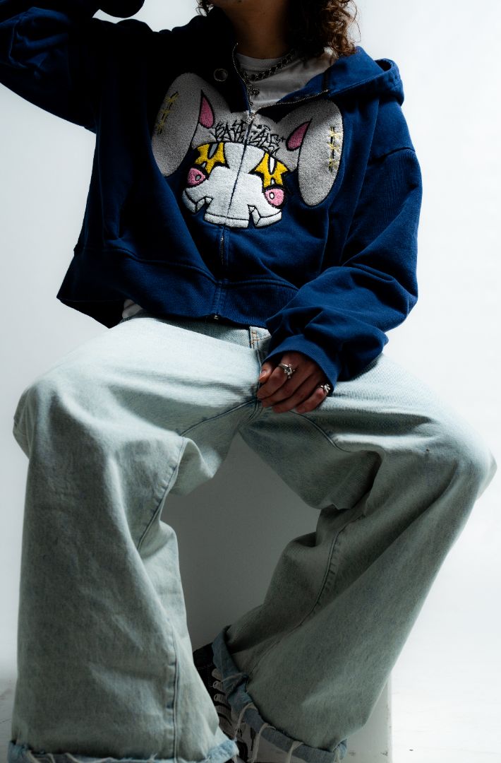 Embroidered Mascot Hoodie