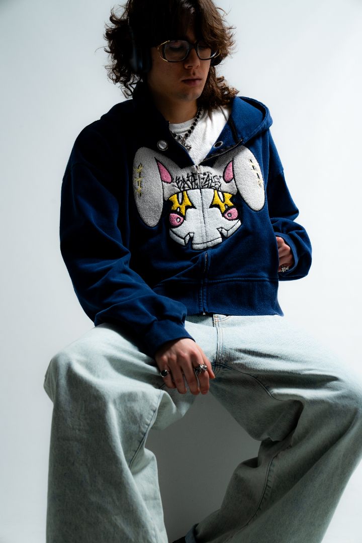 Embroidered Mascot Hoodie